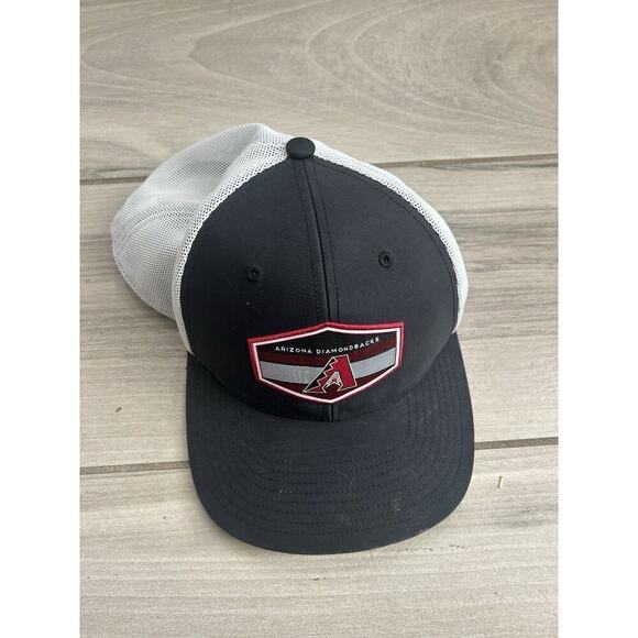 Arizona Diamondbacks Hat Strapback Cap YOUTH Kids Black Red MLB Baseball Casual - Picture 1 of 2